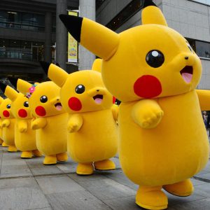 Mascot Pikachu mẫu mới