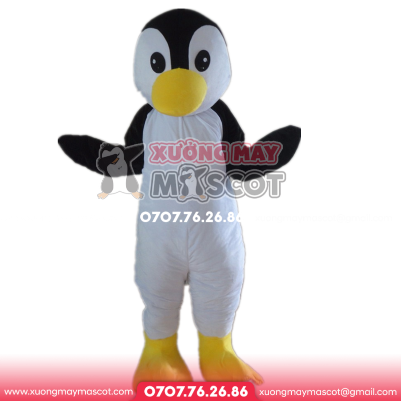 Mascot con chim cánh cụt ngày càng phổ biến