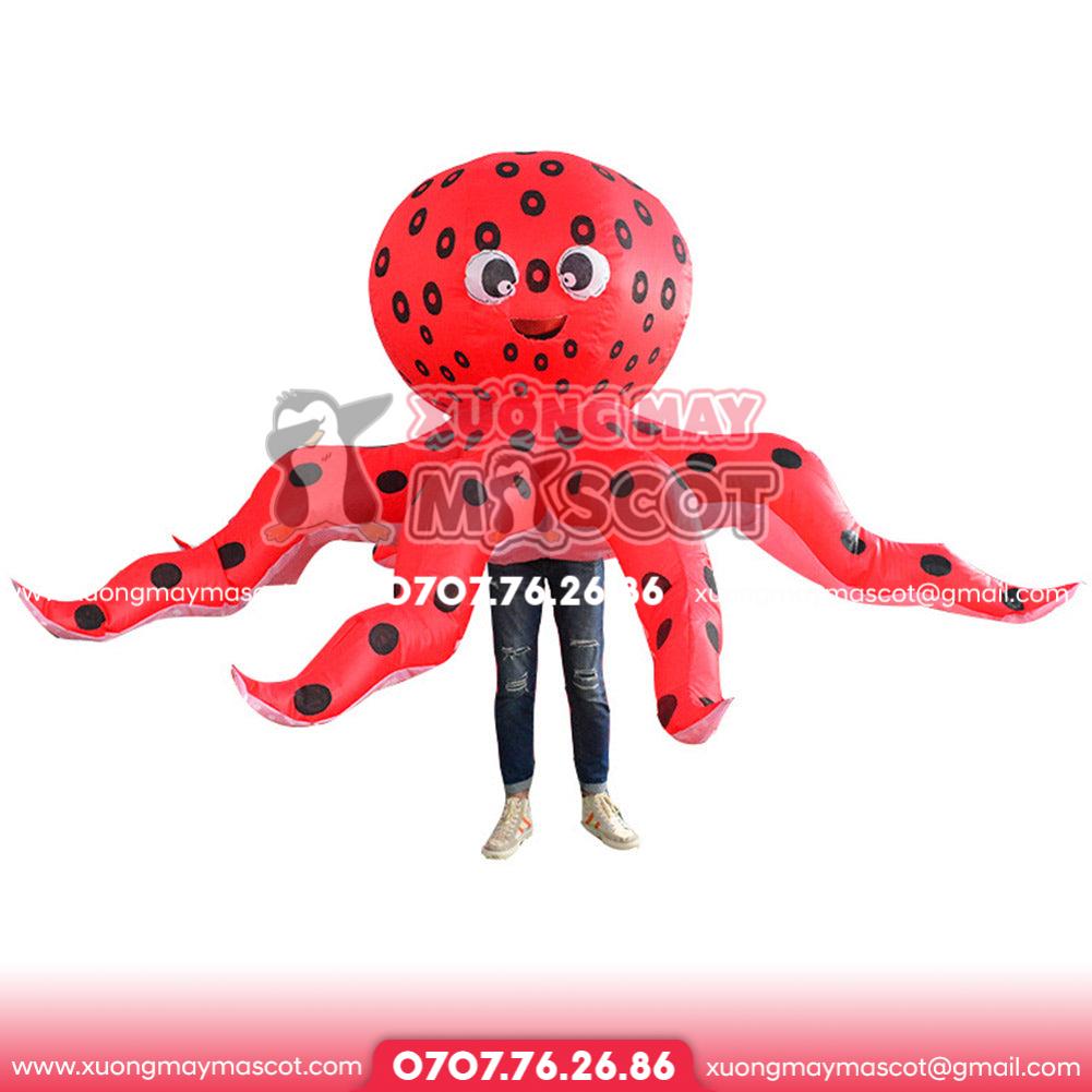 Adult Mascot Octopus Inflatable Costume Blow Up Party Costumes Cosplay