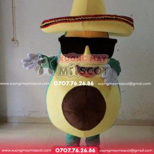 Mascot trái bơ
