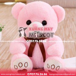 Gấu bông màu hồng cực cuốn