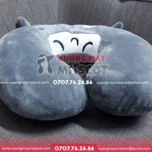Gối chữ U nhồi bông giá rẻ
