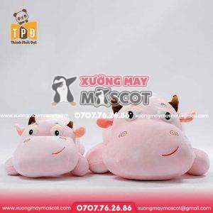 Gấu bông bò nằm mắt lòi