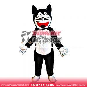 MASCOT MÈO DOREMON ĐEN - BLACK DOREMON CAT MASCOT