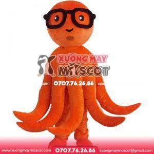 MASCOT BẠCH TUỘC ĐEO KÍNH