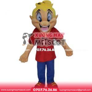 MASCOT CẬU BÉ TÓC VÀNG - Mascot nhân vật