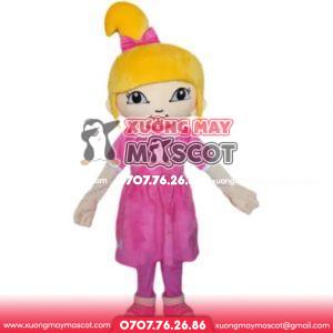 MASCOT CÔ BÉ TÓC VÀNG - Mascot nhân vật