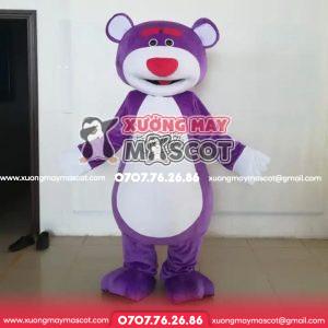 MASCOT GẤU TÍM