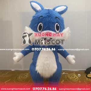 MASCOT THỎ LÔNG XÙ