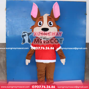 MASCOT CHÓ TAI HỒNG