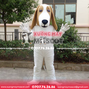 MASCOT CHÓ MẮT NÂU