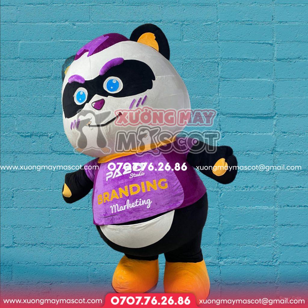 MASCOT HƠI GẤU TÍM