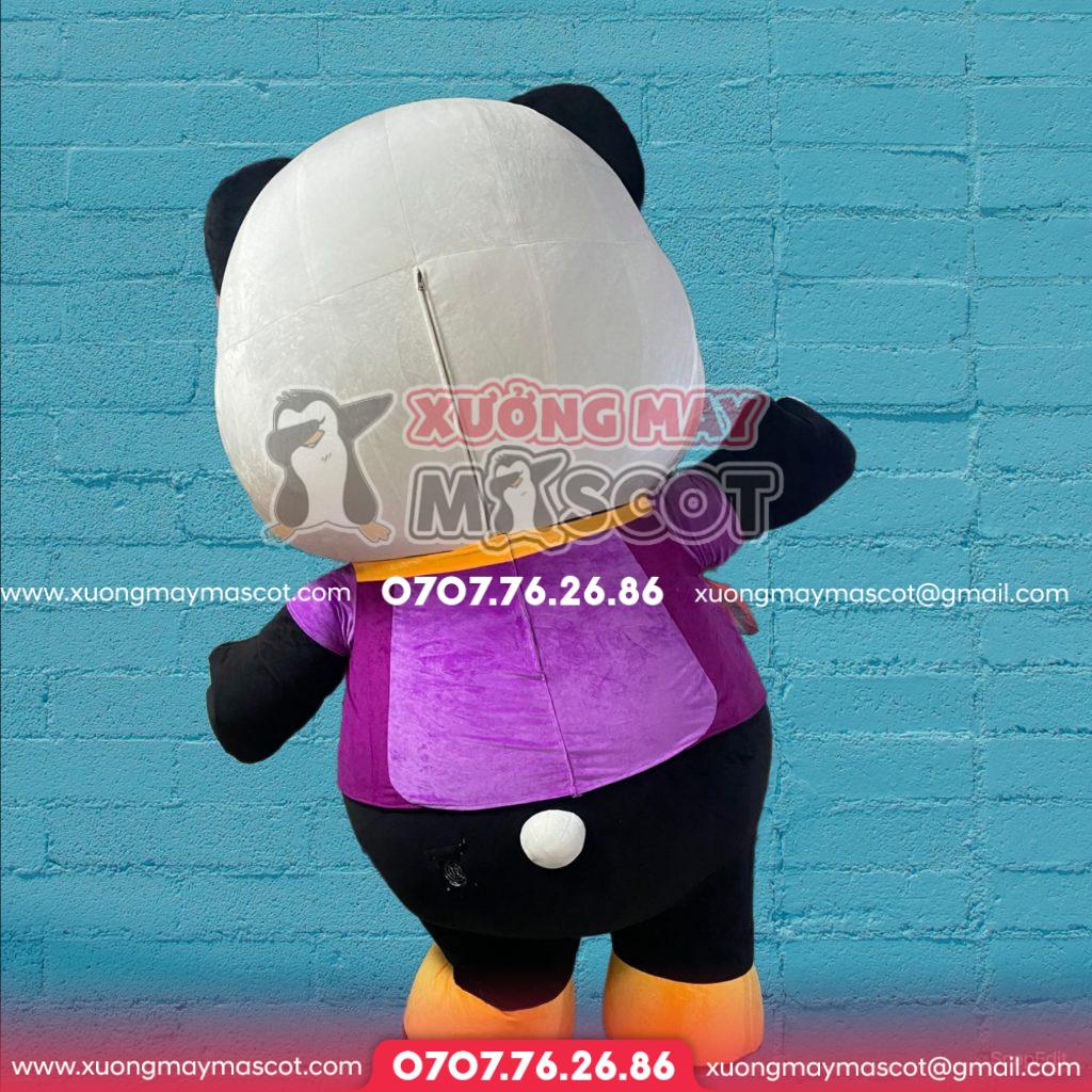 MASCOT HƠI GẤU TÍM