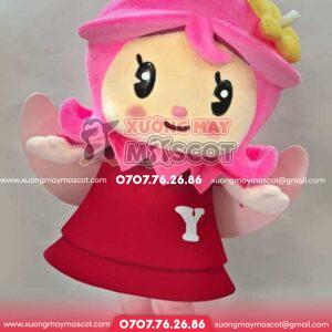 MASCOT CÔ GÁI TÓC HỒNG