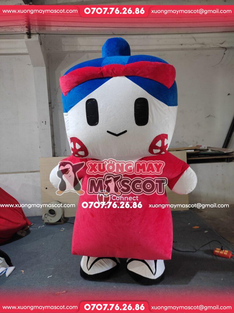 MASCOT HƠI T-CONNECT ĐỎ