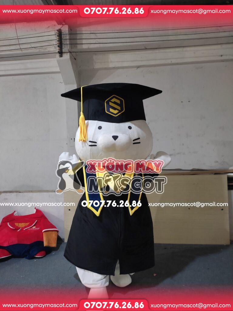 MASCOT MÈO TỐT NGHIỆP THẨM MỸ SEOUL ACADEMY